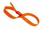 Pásek Moraj oranžová - mřížky
