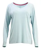 Dámské tričko na spaní QS5322E - Calvin Klein modrozelená L