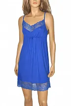 Noční košile De Lafense 348 Estelle modrofialová S
