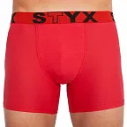 Pánské boxerky Styx long sportovní guma červené (U1064) M