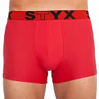 Pánské boxerky Styx sportovní guma červené (G1064) XL