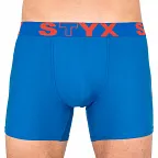 Pánské boxerky Styx long sportovní guma modré (U967) S
