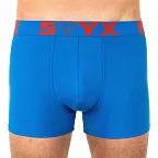 Pánské boxerky Styx sportovní guma modré (G967) S